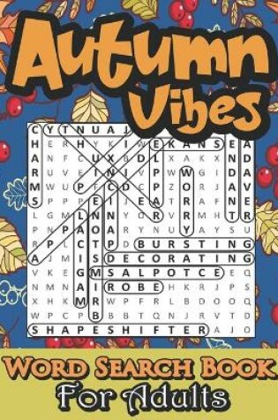 Cover of Autumn Word Search For Adults