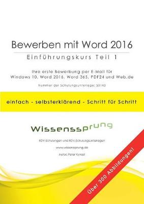 Book cover for Bewerben mit Word 2016 - Einfuhrungskurs Teil 1