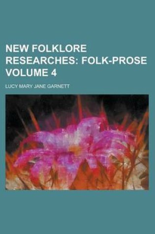 Cover of New Folklore Researches Volume 4