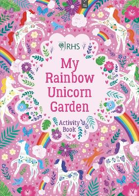 Book cover for My Rainbow Unicorn Garden Activity Book: A Magical World of Gardening Fun!
