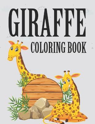Book cover for Giraffe Coloring Book