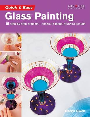 Book cover for Quick & Easy Glass Painting