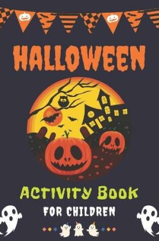 Cover of Halloween Activity Book for Children