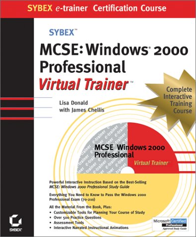 Book cover for MCSE Windows 2000 Professional Sybex e-Trainer