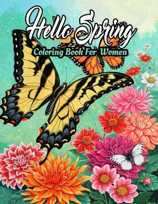 Book cover for Spring Coloring Book For Women