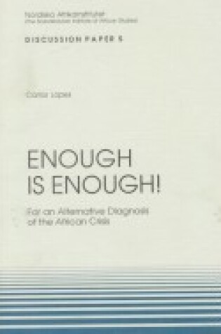 Cover of Enough is Enough