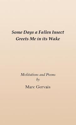 Book cover for Some Days a Fallen Insect Greets Me in its Wake