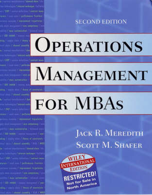 Book cover for Operations Management for MBAs