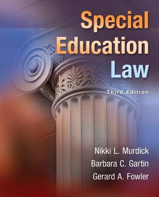 Book cover for Special Education Law, Pearson Etext with Loose-Leaf Version -- Access Card Package