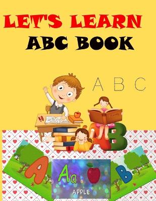 Book cover for Let's learn ABC book