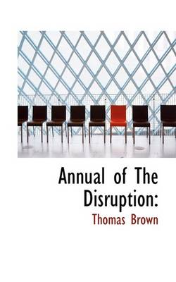 Book cover for Annual of the Disruption