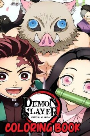 Cover of Demon Slayer Coloring Book