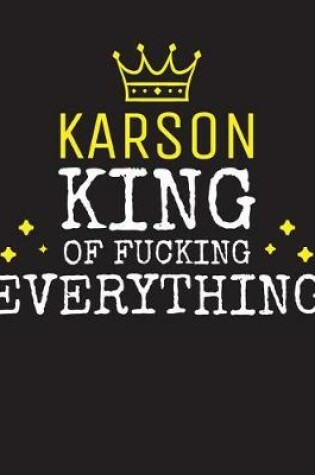 Cover of KARSON - King Of Fucking Everything