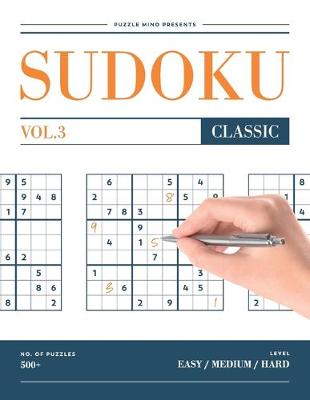 Book cover for 500+ Sudoku Classic vol.3