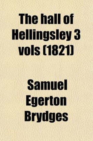 Cover of The Hall of Hellingsley 3 Vols