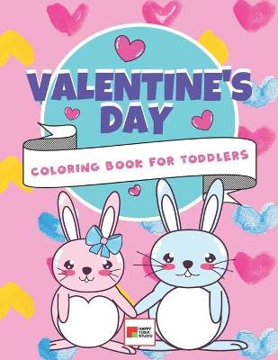 Book cover for Valentine's Day Coloring Book for Toddlers