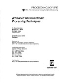 Book cover for Advanced Microelectronic Processing Techniques