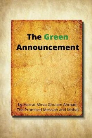 Cover of The Green Announcement