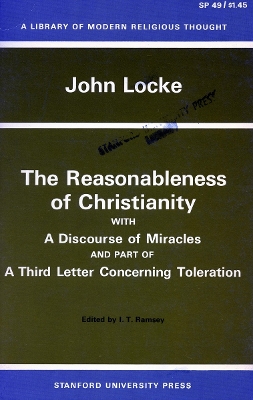 Book cover for The Reasonableness of Christianity, and A Discourse of Miracles