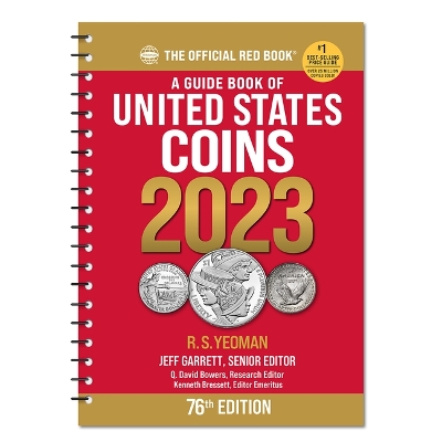 Book cover for Guide Book of United States Coins Spiral 2023