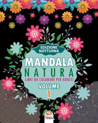 Book cover for Mandala natura - Volume 1 - edizione notturna