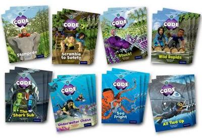 Book cover for Project X Code: Jungle Trail & Shark Dive Class Pack of 24