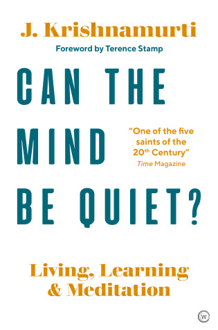 Cover of Can The Mind Be Quiet?