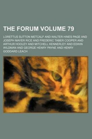 Cover of The Forum Volume 79