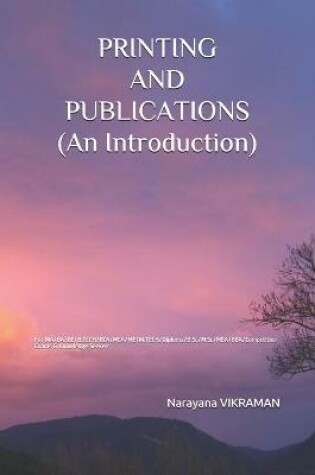 Cover of PRINTING AND PUBLICATIONS (An Introduction)