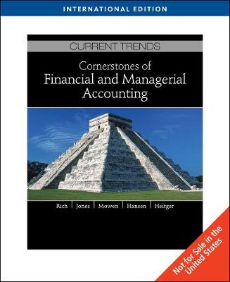 Book cover for Cornerstones of Financial and Managerial Accounting