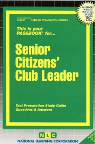 Cover of Senior Citizens' Club Leader