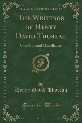Book cover for The Writings of Henry David Thoreau, Vol. 4