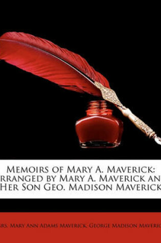 Cover of Memoirs of Mary A. Maverick