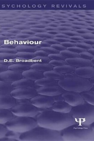 Cover of Behaviour