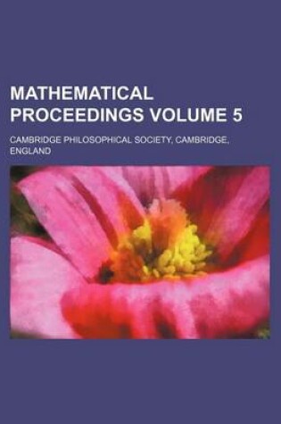 Cover of Mathematical Proceedings Volume 5