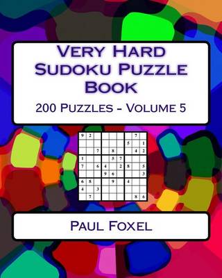 Cover of Very Hard Sudoku Puzzle Book Volume 5