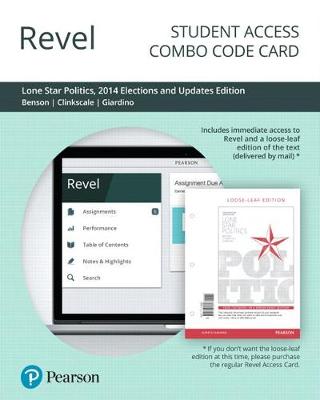 Book cover for Revel for Lone Star Politics, 2014 Elections and Updates Edition -- Combo Access Card