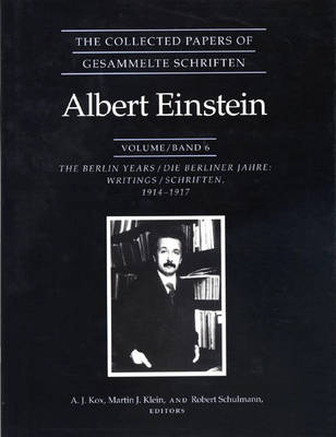 Book cover for The Collected Papers of Albert Einstein, Volume 6