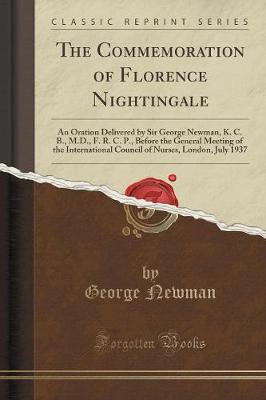 Book cover for The Commemoration of Florence Nightingale