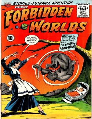 Book cover for Forbidden Worlds Number 96 Horror Comic Book