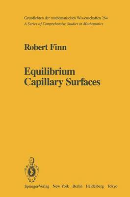 Cover of Equilibrium Capillary Surfaces