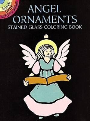 Book cover for Angel Ornaments Stained Glass Colouring Book