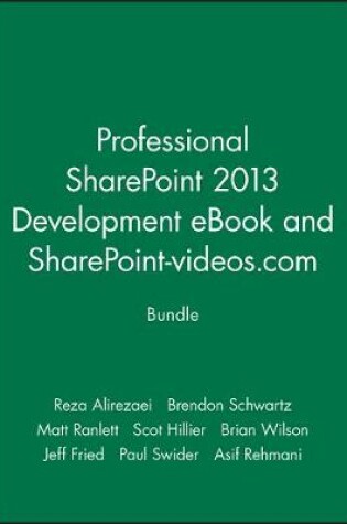 Cover of Professional SharePoint 2013 Development eBook and SharePoint-videos.com Bundle