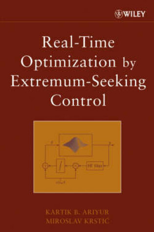 Cover of Real-Time Optimization by Extremum-Seeking Control