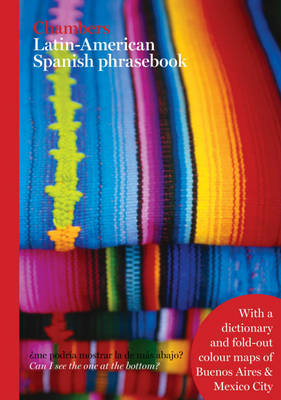 Book cover for Chambers Latin American Spanish Phrasebook