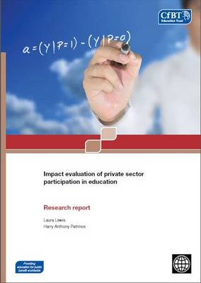 Book cover for Impact Evaluation of Private Sector Participation in Education