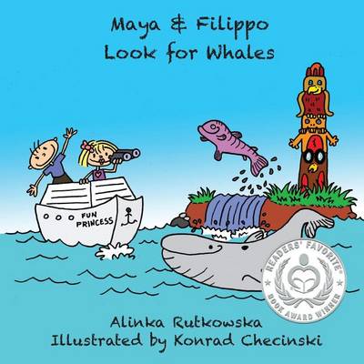 Book cover for Maya & Filippo Look for Whales