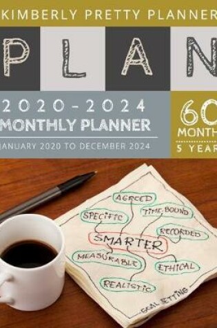 Cover of 2020-2024 5 Year Monthly Planner