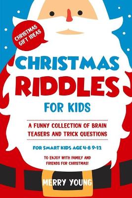 Book cover for Christmas Riddles for Kids