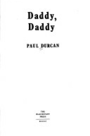 Cover of Daddy, Daddy